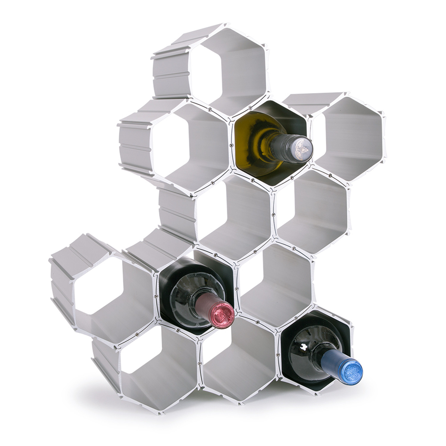 WineHive Modular Wine Rack 12 Bottle WineHive Touch of Modern