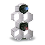 WineHive Modular Wine Rack // 6 Bottle