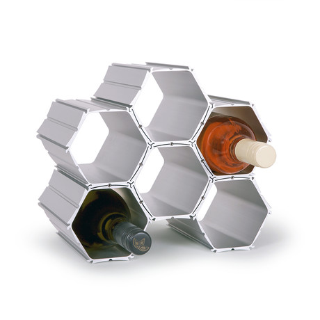 WineHive Modular Wine Rack // 6 Bottle