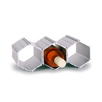 WineHive Modular Wine Rack // 3 Bottle