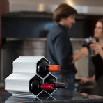 WineHive Modular Wine Rack // 3 Bottle