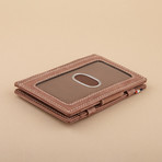 Essenziale Vintage RFID-Blocking Magic Wallet + ID Window (Brown)
