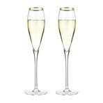 Belmont Collection // Champagne Flutes // Set of 4