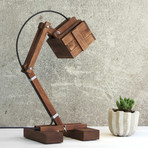 Kran VI // Desk Lamp (Walnut)