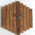 Big Romb // Bi-Color + Blue Markers (Walnut)