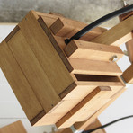 Kran VI // Desk Lamp (Walnut)