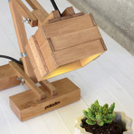 Kran VI // Desk Lamp (Walnut)
