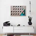 Triangles // Linda Wride (18"W x 26"H x 0.75"D)