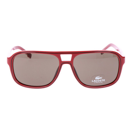 Square Aviator // Burgundy