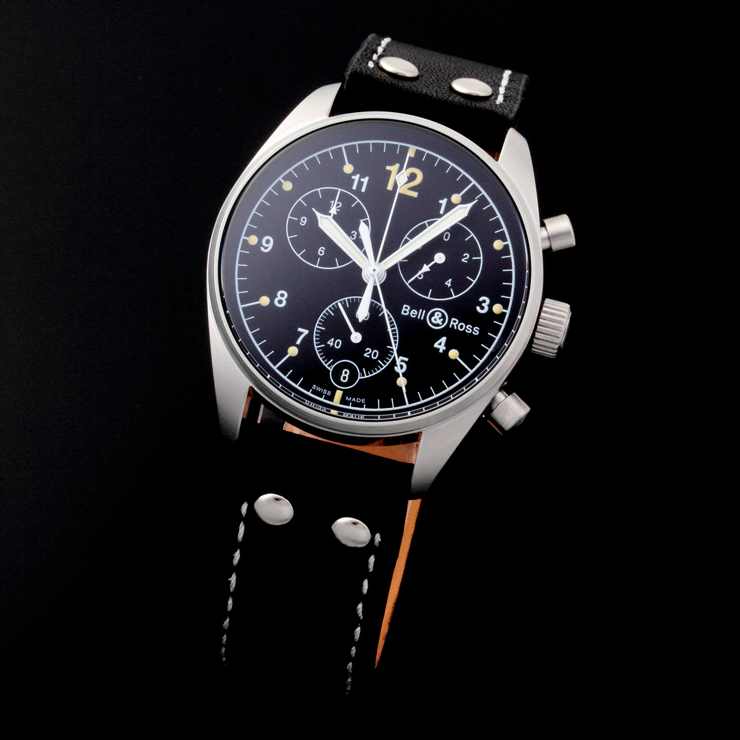 Bell Ross Chronograph Quartz 1209 c.2000 s Pre Owned