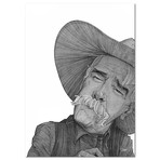 Sam Elliott As The "Stranger" (16"L x 20"H x 2"D)