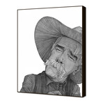 Sam Elliott As The "Stranger" (16"L x 20"H x 2"D)