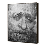 Charles Bukowski (16"L x 20"H x 2"D)