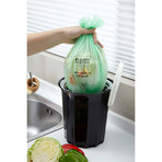Breeze Compost Collector + Lemon Fresh Air Bags // 6 Boxes (Black + White)