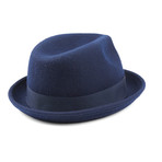 Rude Boy Fedora // Navy (M)