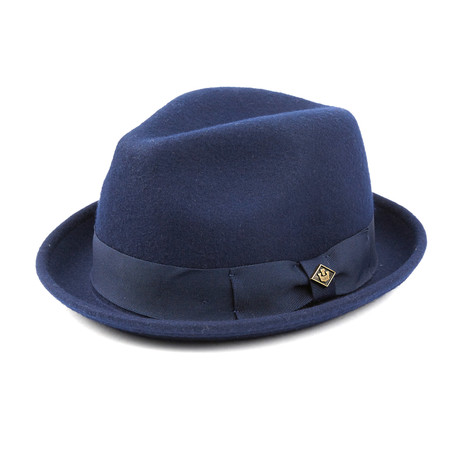 Rude Boy Fedora // Navy (S)