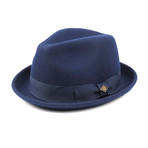 Rude Boy Fedora // Navy (M)