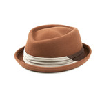 Curly Fedora // Brown (S)