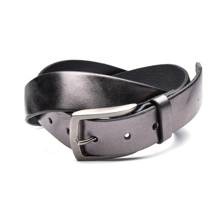 Dalton Leather Belt // Black (30" Waist)