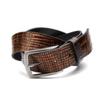 Dalton Leather Belt // Brown (38" Waist)