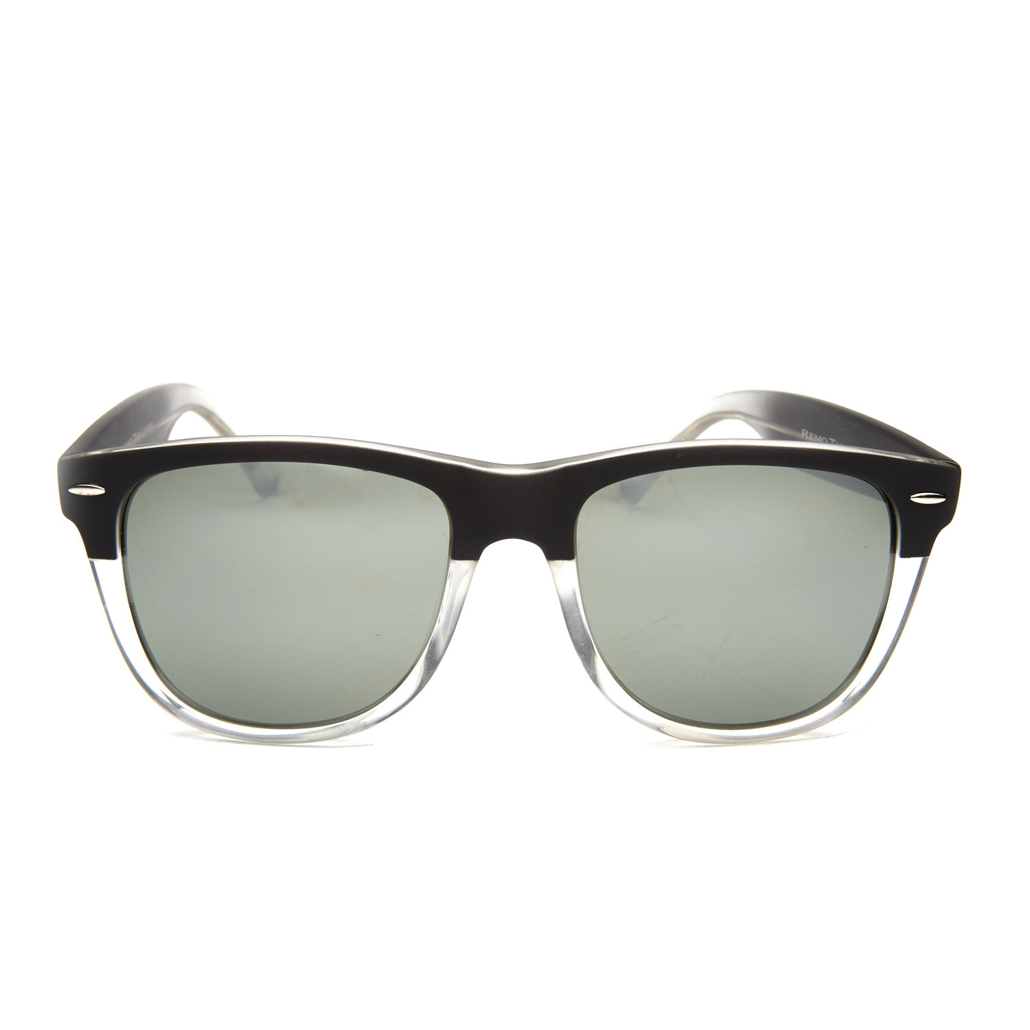 Courage Sunglasses // Black + Clear Fade + Mirror Lens - Remo Tulliani ...