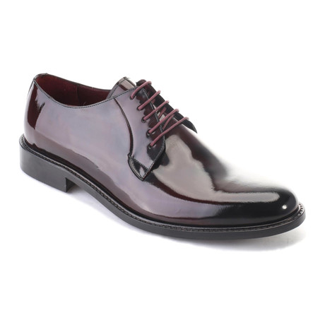 Patent Leather Classic Dress Shoe // Bordeaux (Euro: 39)