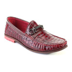 Crocodile Loafer // Bordeaux (Euro: 44)