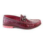 Crocodile Loafer // Bordeaux (Euro: 43)