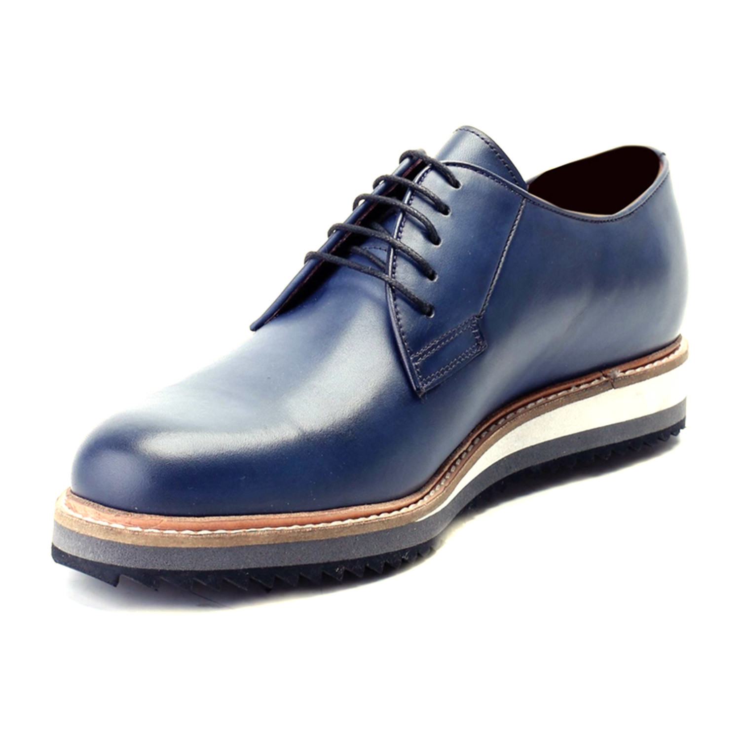 Plain Dress Shoe // Dark Blue (Euro: 39) - Deckard - Touch of Modern