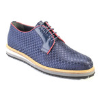 Woven Dress Shoe // Blue (Euro: 40)