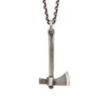 Tomahawk Pendant + Silver Chain // Sterling Silver