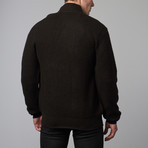 Zip Cardigan // Black (M)