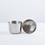 Polished Titanium Shot Glasses // Set of 4