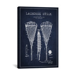 Lacrosse Stick // Navy Blue (18"W x 26"H x 0.75"D)