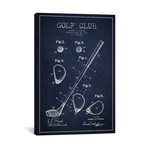 Golf Club // Navy Blue (18"W x 26"H x 0.75"D)