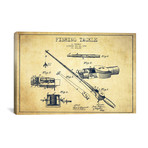 Fishing Tackle // Vintage (18"W x 26"H x 0.75"D)