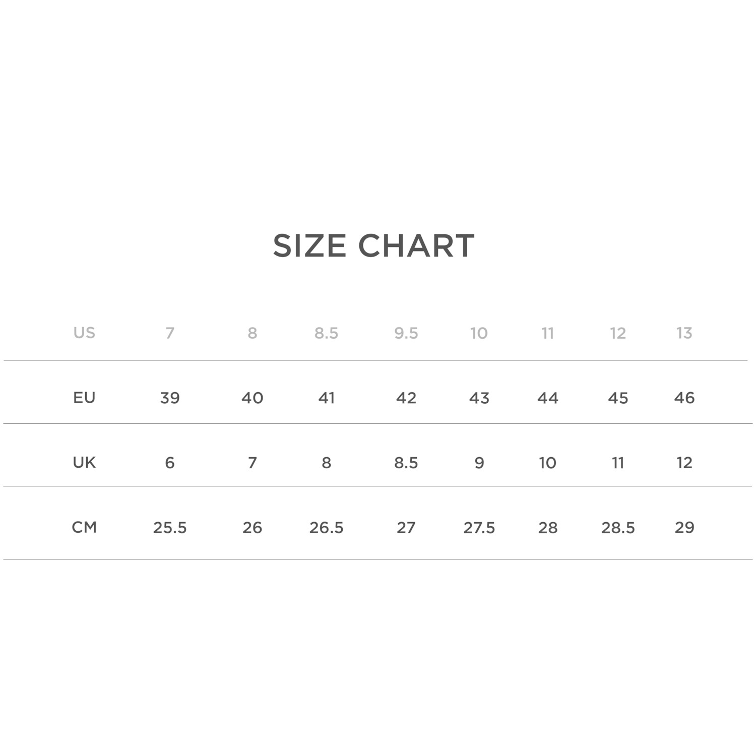 Sandro Shoe Size Chart