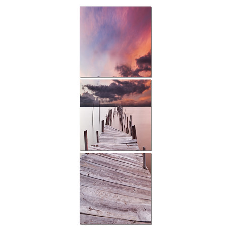 Sunset Vertical Pier (20"W x 20"H x 0.5"D)