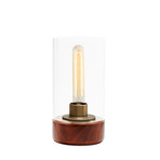 Benson Accent Lamp // Cylinder (Cherry)