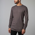 Long-Sleeve Thermal Underscoop // Taupe Grey (M)