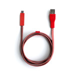 Neve Micro USB Cable // Red (6"L)