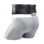 Boxer Briefs // Grey + White // Pack of 2 (L[36-38])