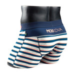 M2 Cotton Athletic Boxer Briefs // Grey + Blue + Orange (S)