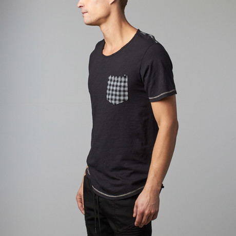 Gambier Scoop Neck Tee // Black (S)