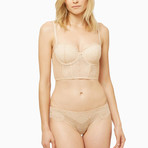 Sheer Desire Thong // Almond (XS)