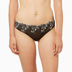 Midnight Garden Thong // Black Widow (XS)