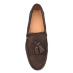 Leather Sole Tassel Fringe Loafer // Brown (Euro: 45)