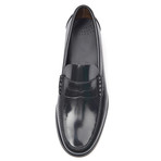 Leather Sole Penny Loafer // Black (Euro: 45)