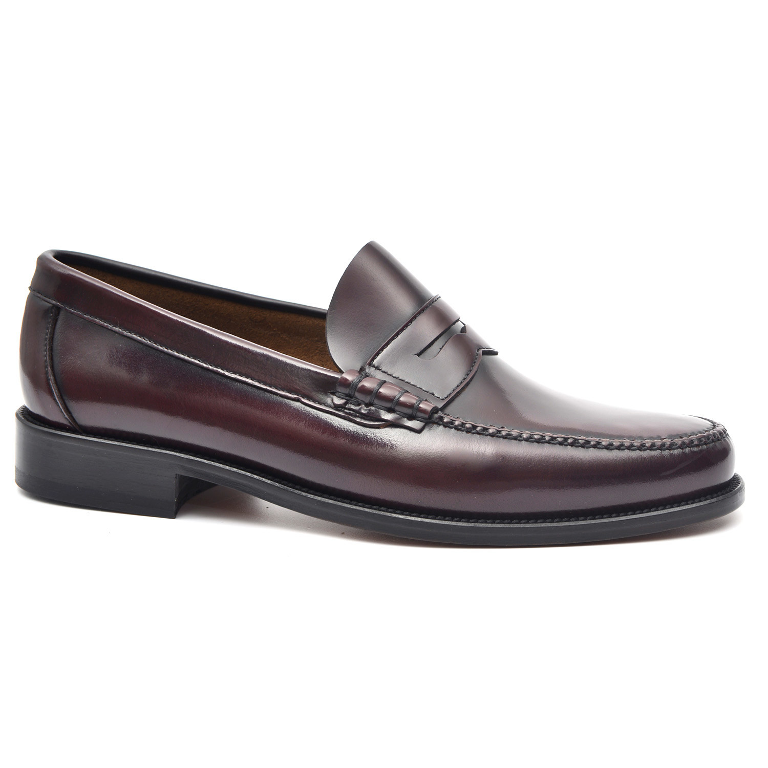 Leather Sole Penny Loafer // Bordeaux (Euro: 39) - Gil's Classic ...