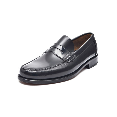 Leather Sole Penny Loafer // Black (Euro: 38)